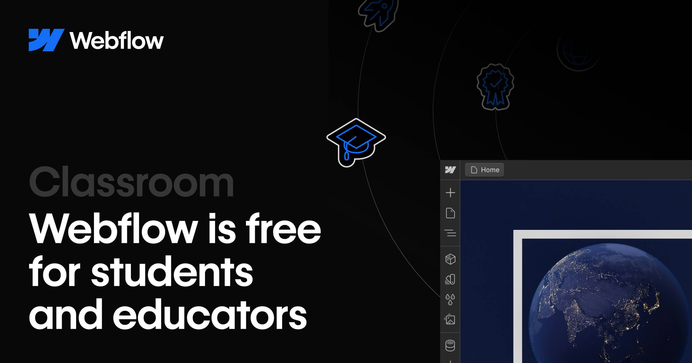 Free website builder for students and teachers | Webflow